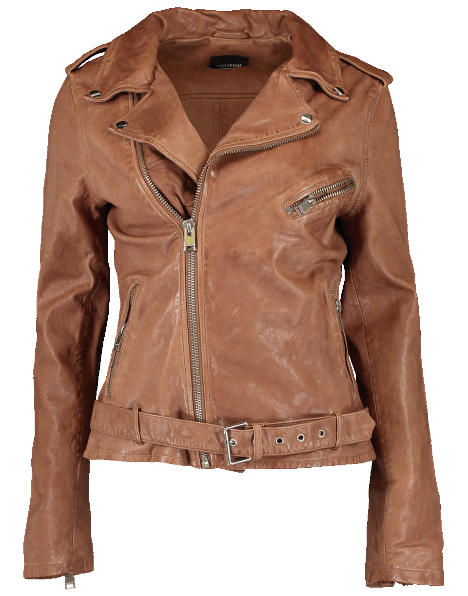 LAMARQUE-Kiyoshi Leather Biker Jacket-