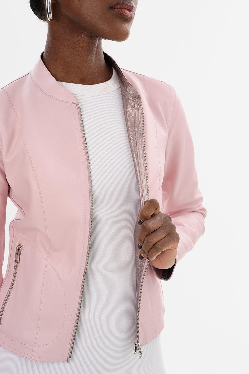  Chapin Jacket - Ballerina Pink-BLLRNAPK-XS-CLOTHINGJACKETCASUAL-LAMARQUE 