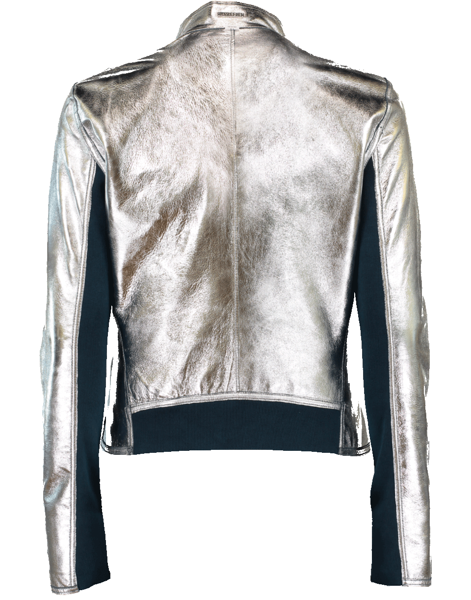LAMARQUE-Chapin Leather Reverse Bomber Jacket-