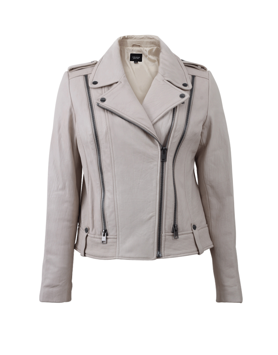 LAMARQUE-Biker Jacket With Multi Stitch-