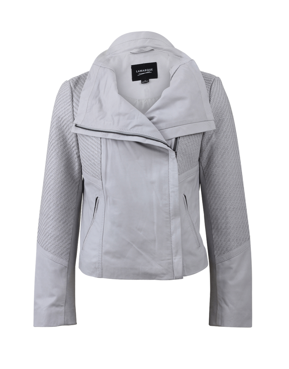 LAMARQUE-Basketweave Jacket-