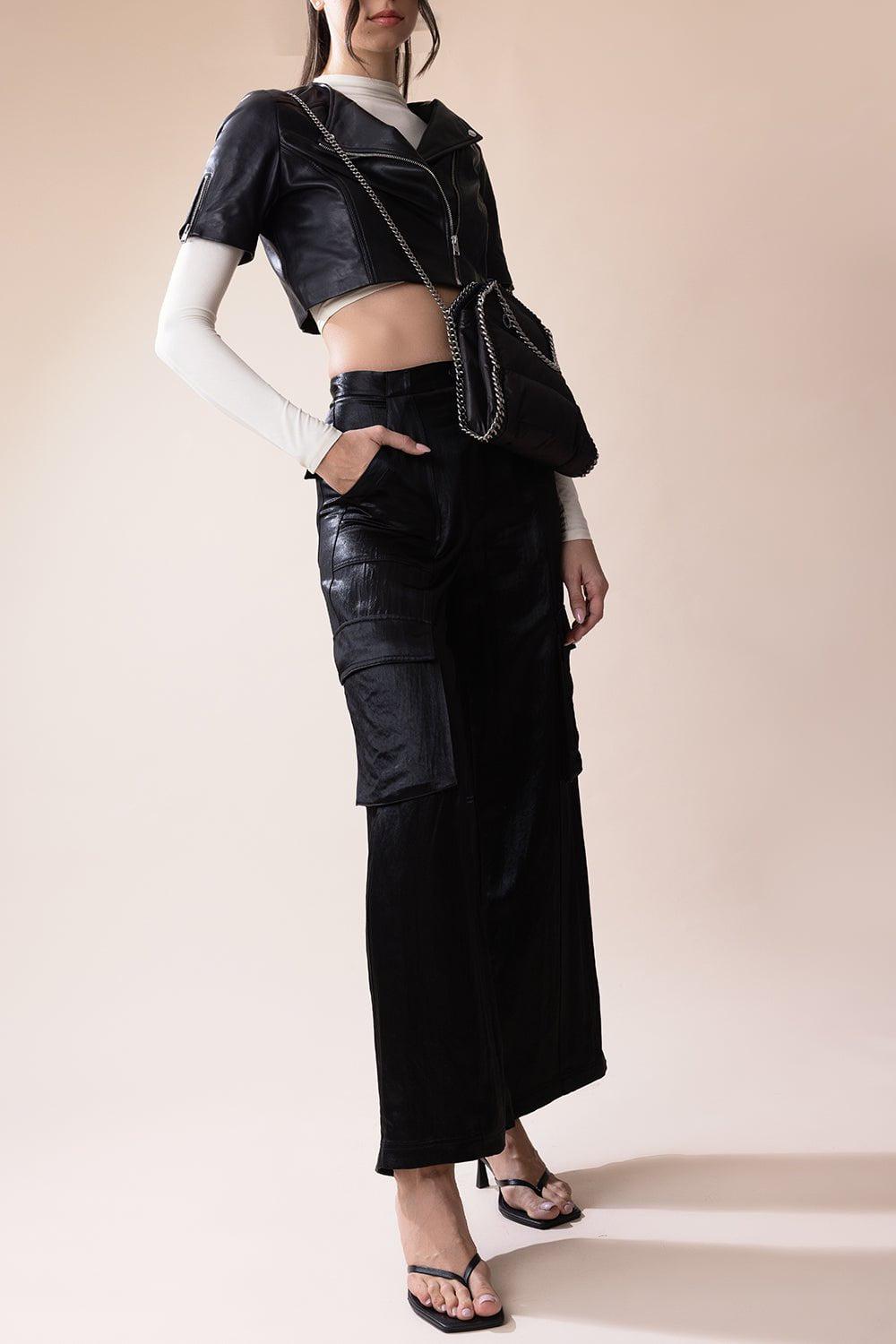 LAMARQUE-Kirsi Cropped Jacket - Black-