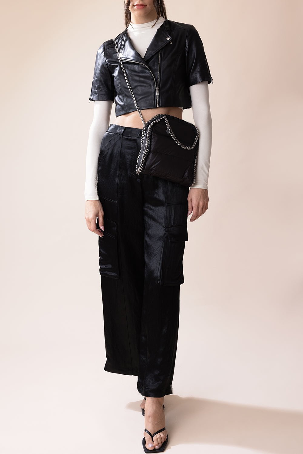 LAMARQUE-Kirsi Cropped Jacket - Black-