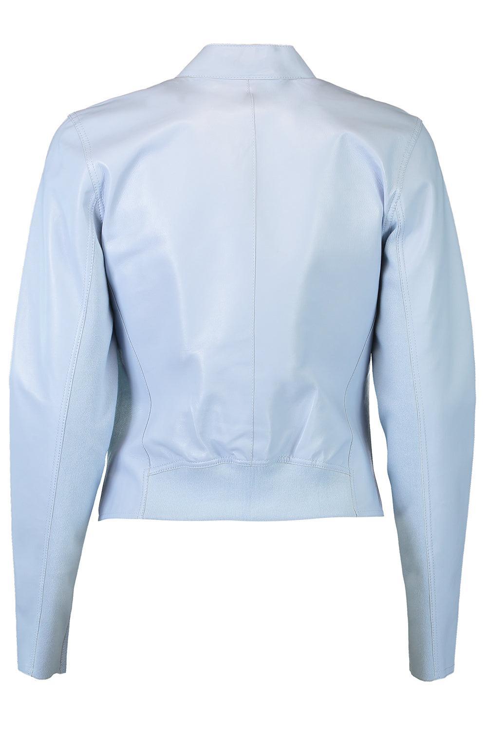 Chapin Cropped Jacket-COOLBLUE-XS-CLOTHINGJACKETLEATHER-LAMARQUE