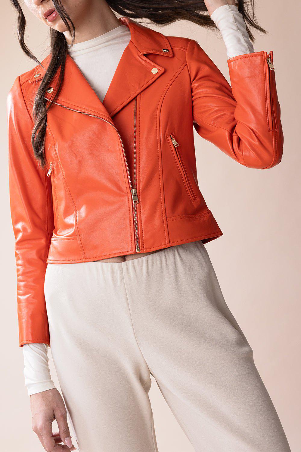 LAMARQUE-Kelsey Jacket - Spicy Orange-