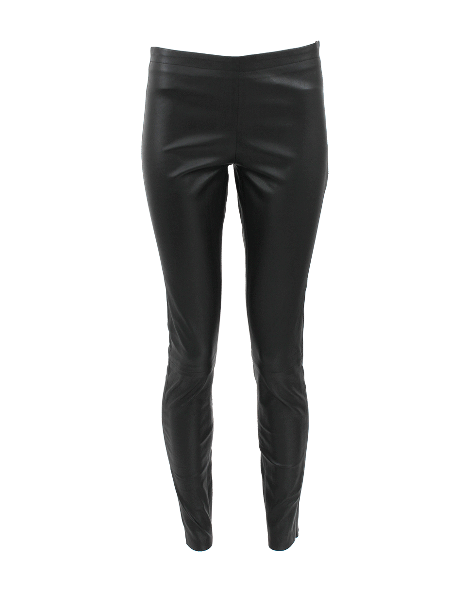LAMARQUE-Stretch Leather Legging Pant-