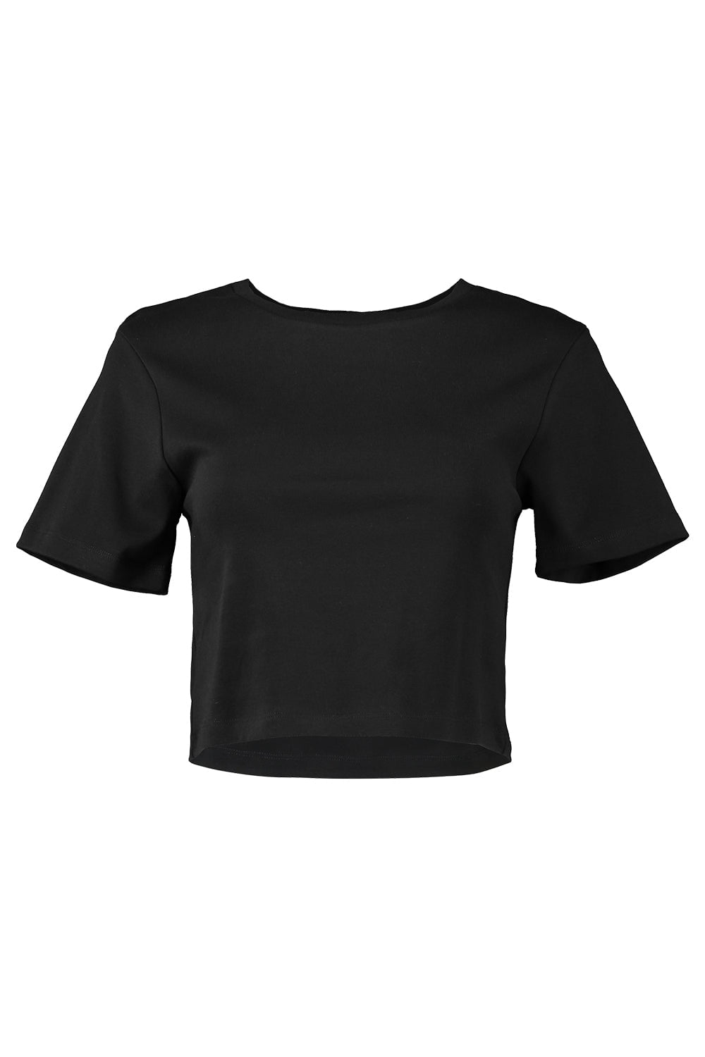 LAMARQUE-Inga Crop Tee - Black-