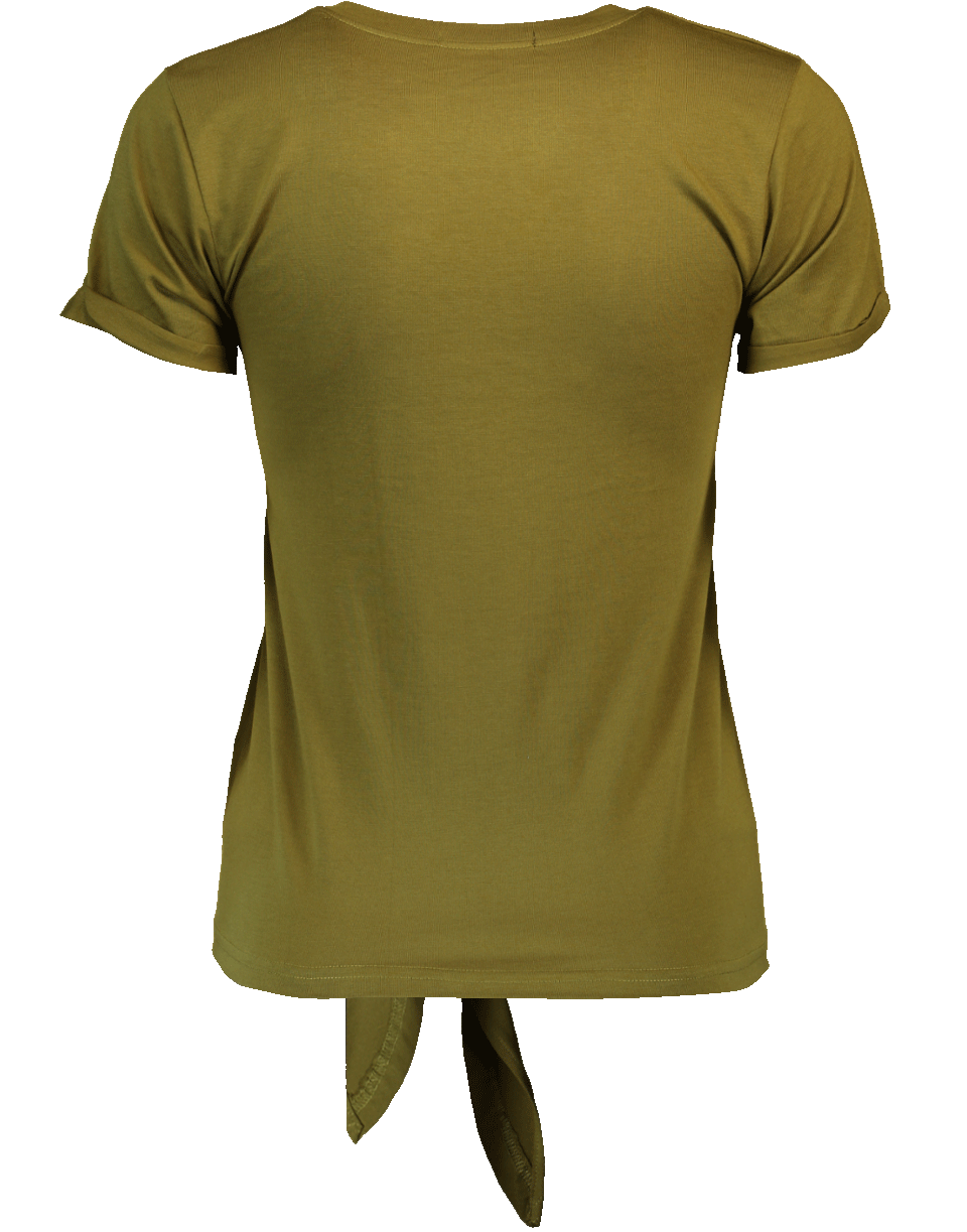 LAMARQUE-Fenia Tie Front Tee-