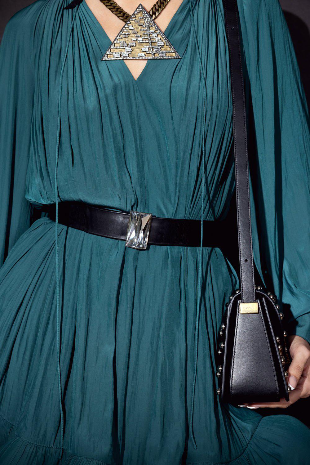 LANVIN-Ceintures Bijoux Crystal Buckle Belt-