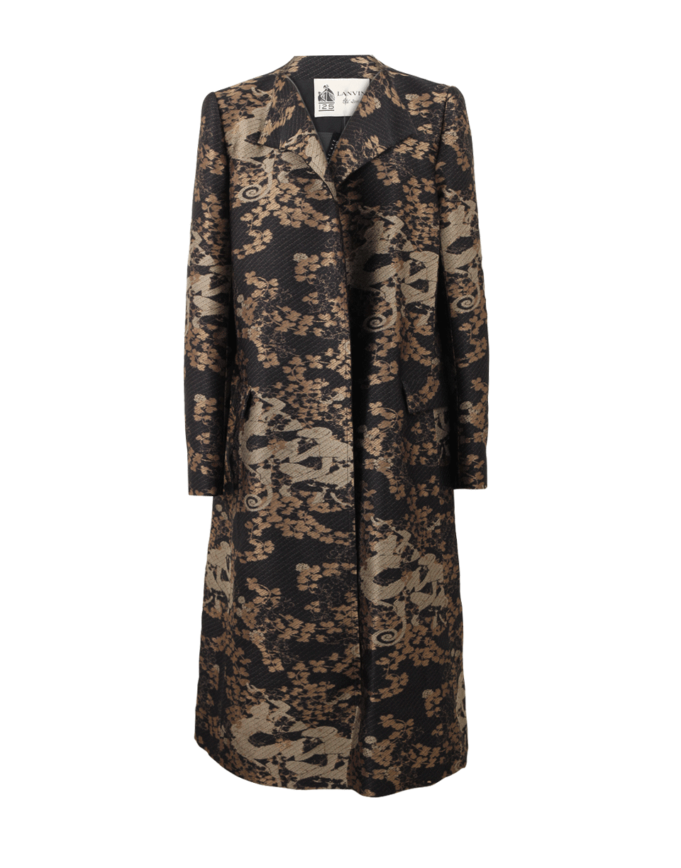 LANVIN-Jacquard Coat-