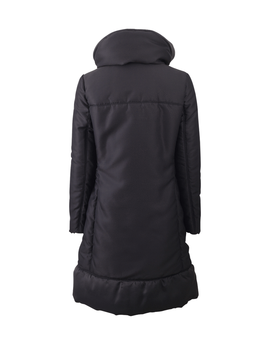 LANVIN-Puffer Toggle Coat-SLATE