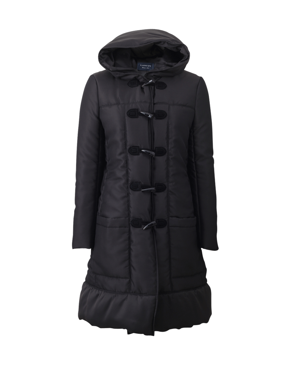 LANVIN-Puffer Toggle Coat-SLATE