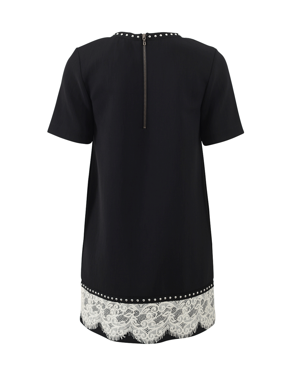 LANVIN-Lace Front Shift Dress-