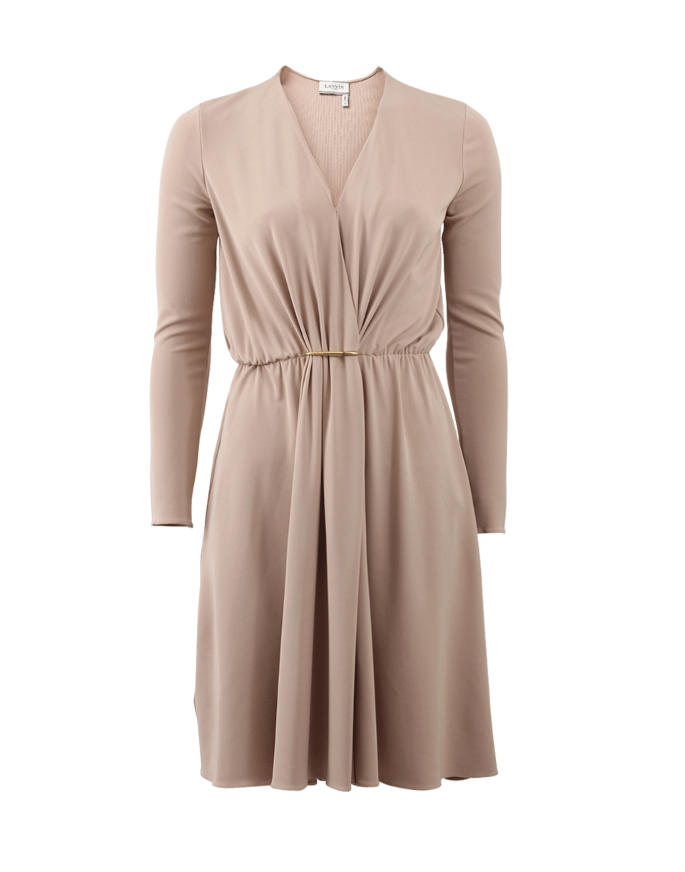 LANVIN-Drape Front Dress-