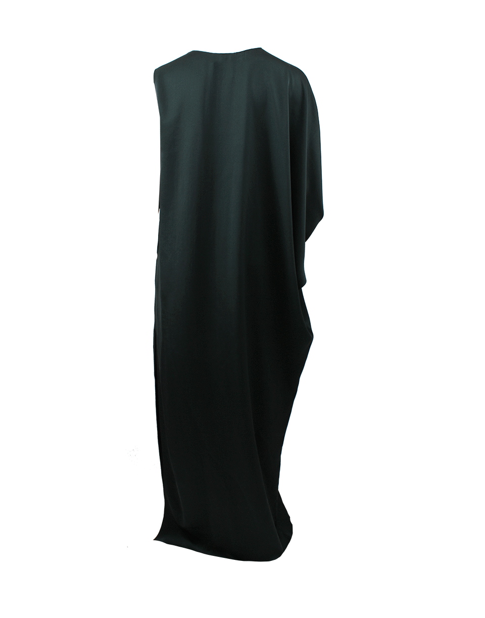 LANVIN-Aymmetrical Gown-DK GREEN