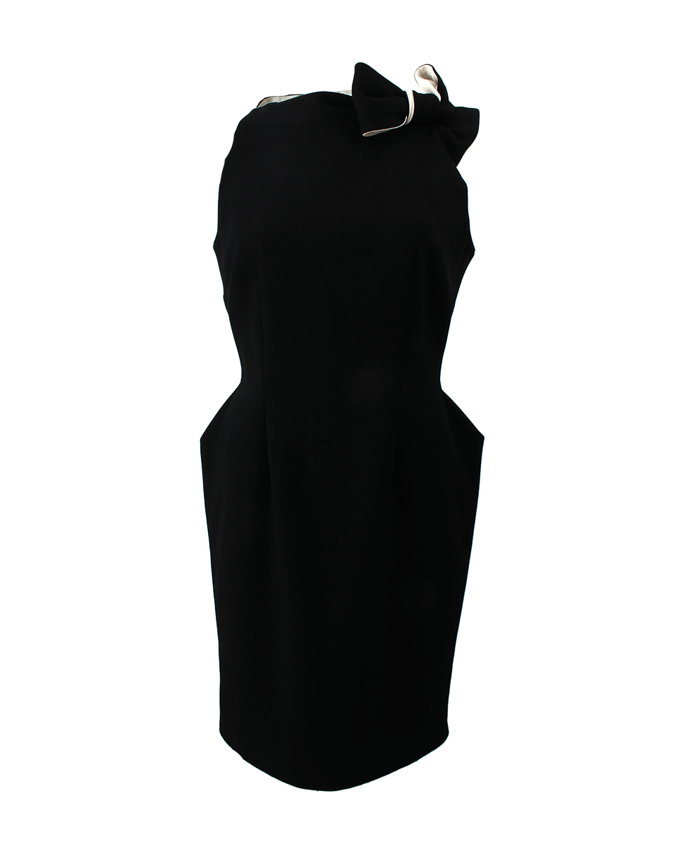 LANVIN-Bow Neck Dress-