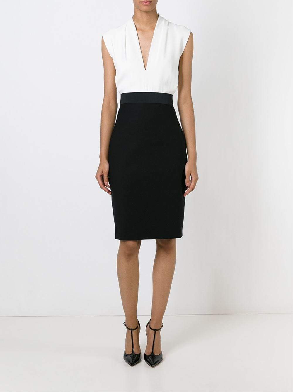 LANVIN-Two-Tone Dress-