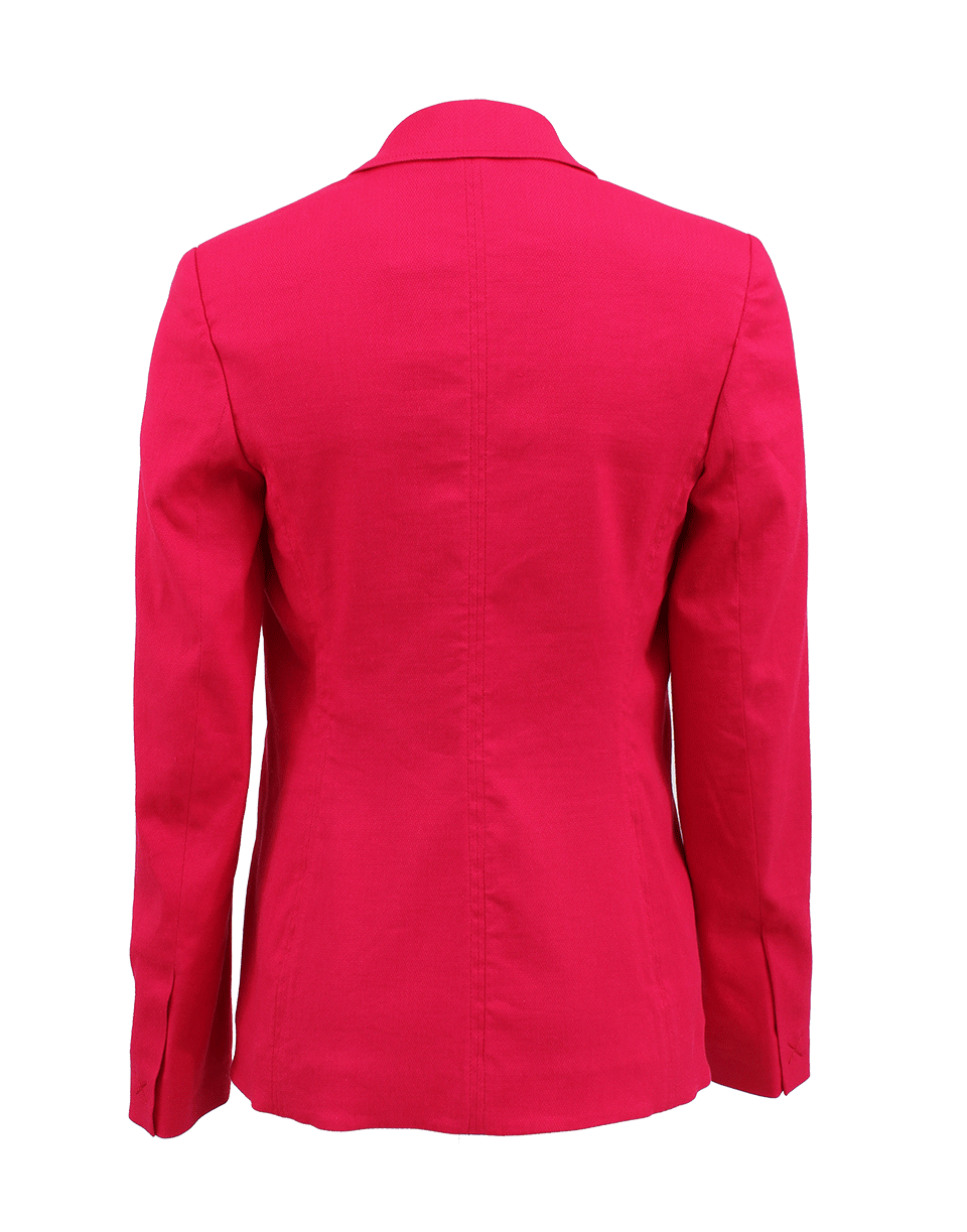 LANVIN-Stretch Pique One Button Blazer-