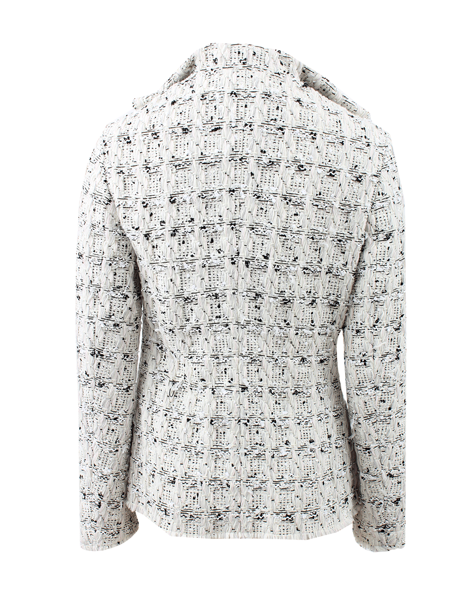 LANVIN-Tweed Vest Jacket-BLANC