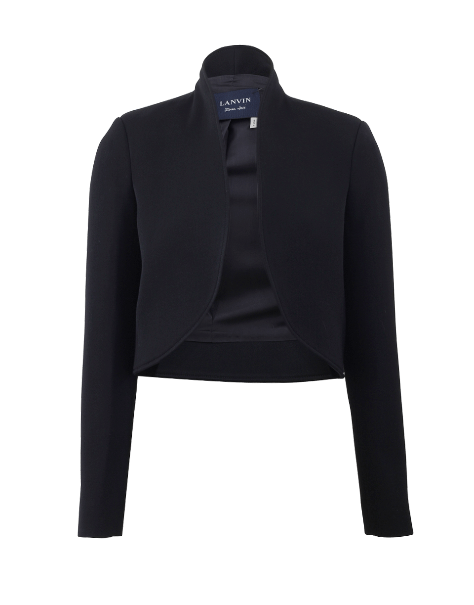 LANVIN-Open Cropped Jacket-