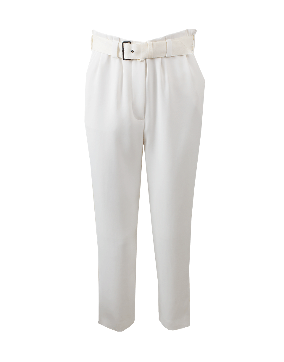 LANVIN-Cropped Peg Leg Pant-IVORY
