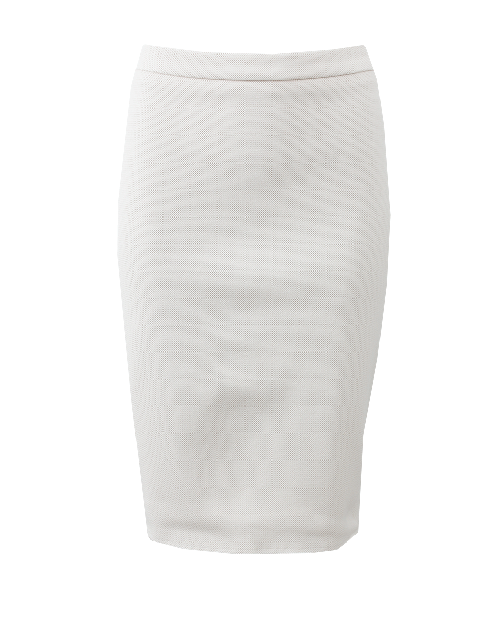 LANVIN-Back Zip Pencil Skirt-