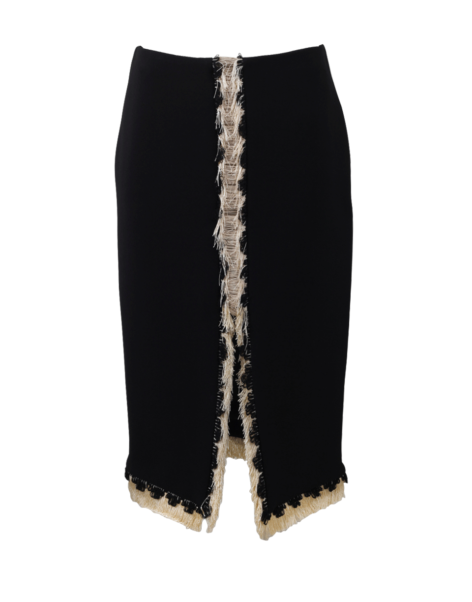 LANVIN-Front Slit Pencil Skirt-