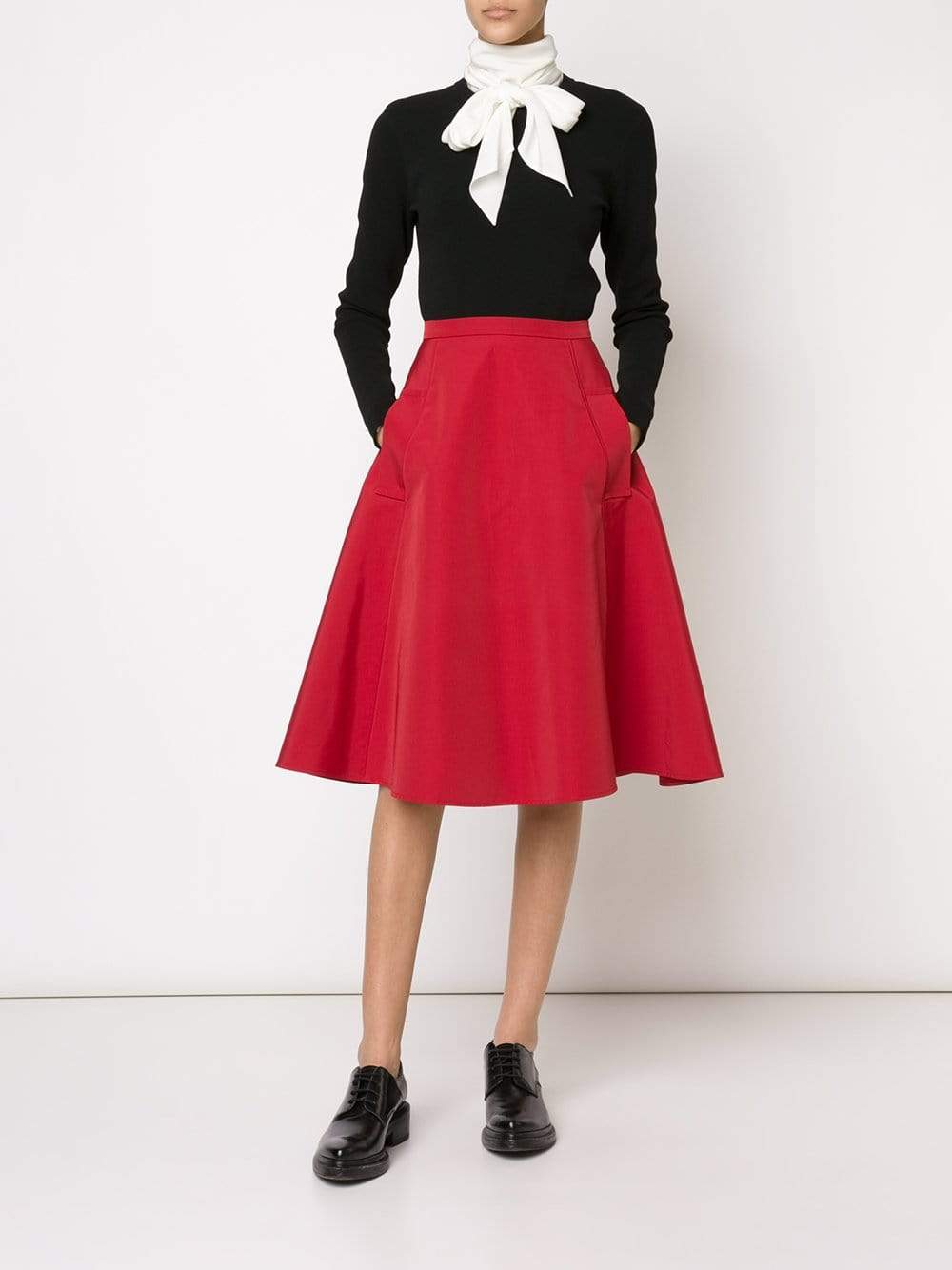 LANVIN-Faille Dance Skirt-