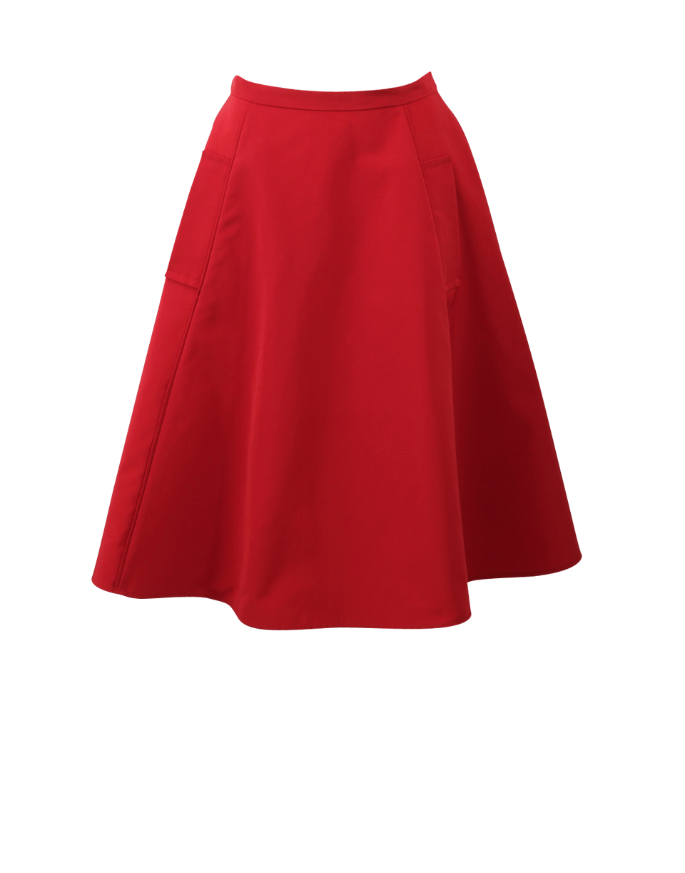 LANVIN-Faille Dance Skirt-