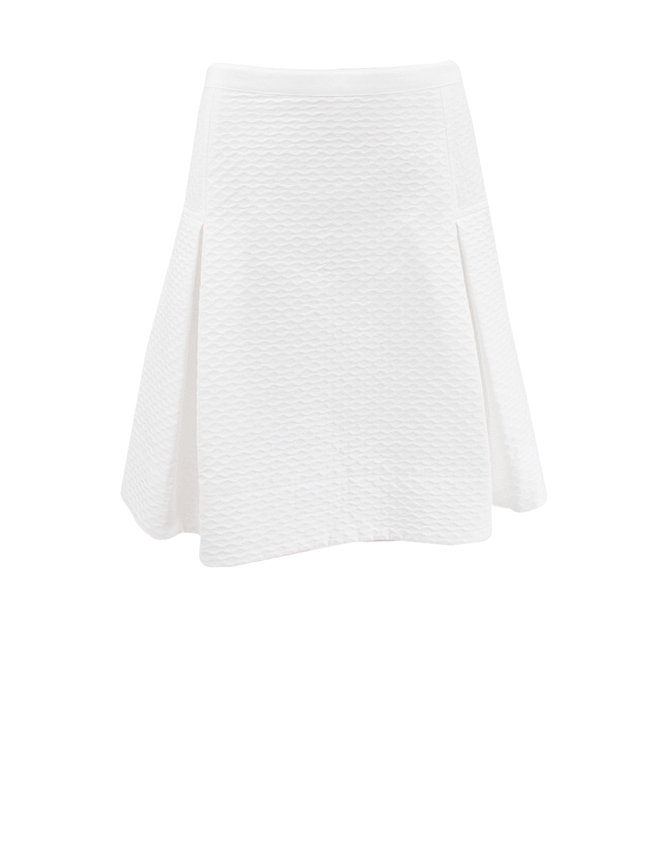 LANVIN-Textured Fit Flair Skirt-