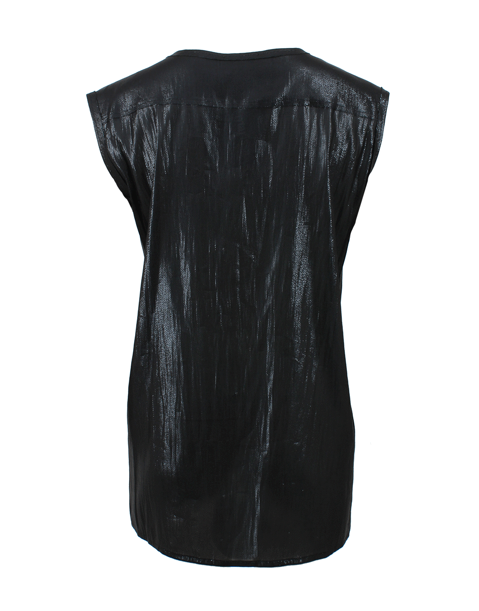 LANVIN-Metallic Crewneck Top-