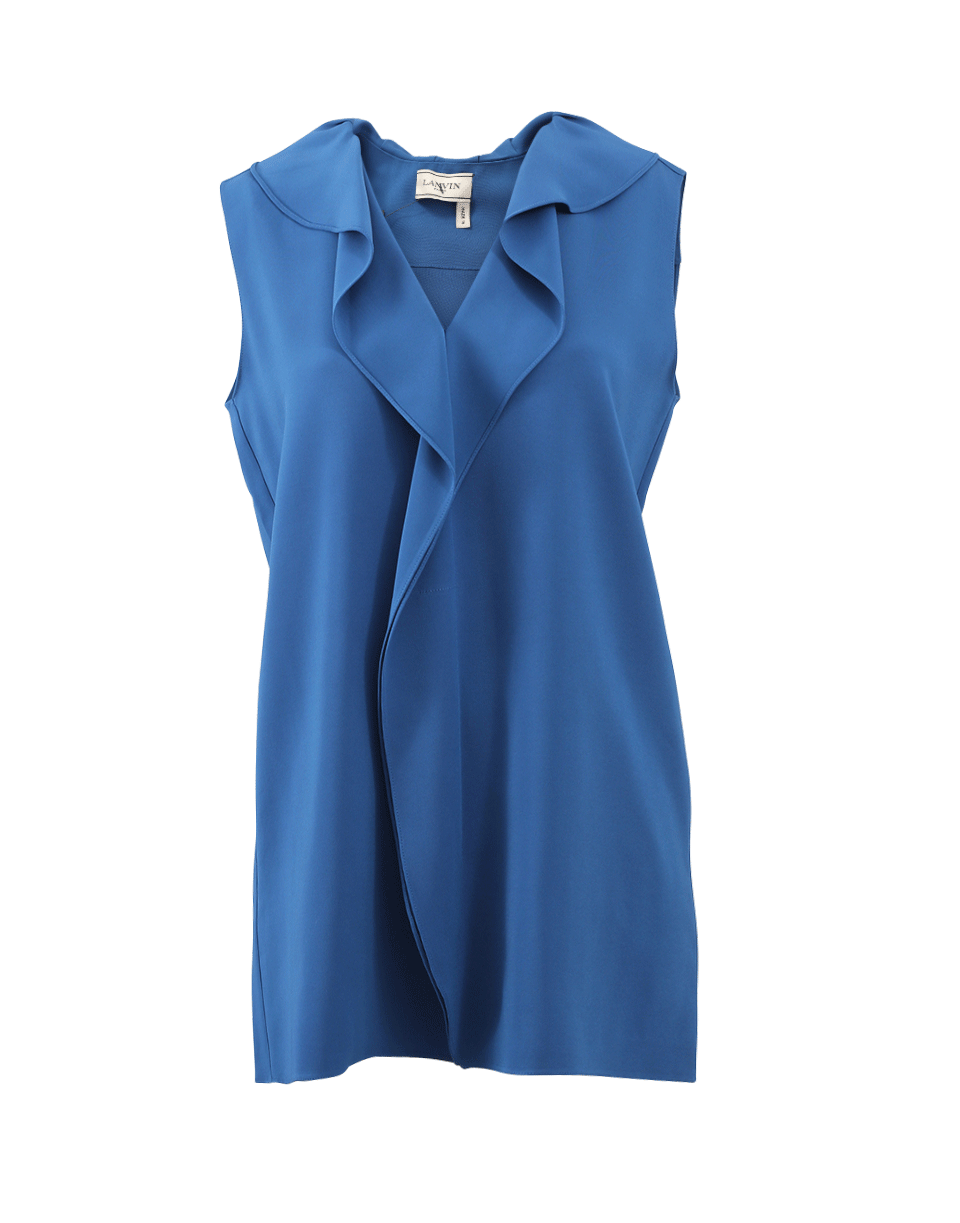 LANVIN-Ruffle Front Blouse-