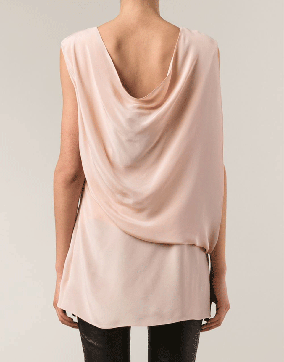 LANVIN-Draped Back Blouse-