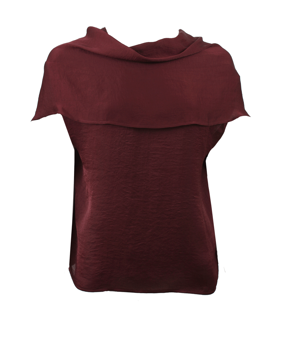 LANVIN-Double Layer V-Back Top-