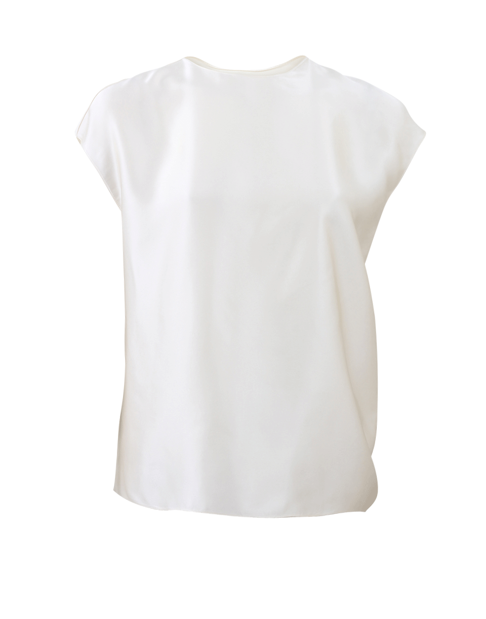LANVIN-Gathered Back Blouse-