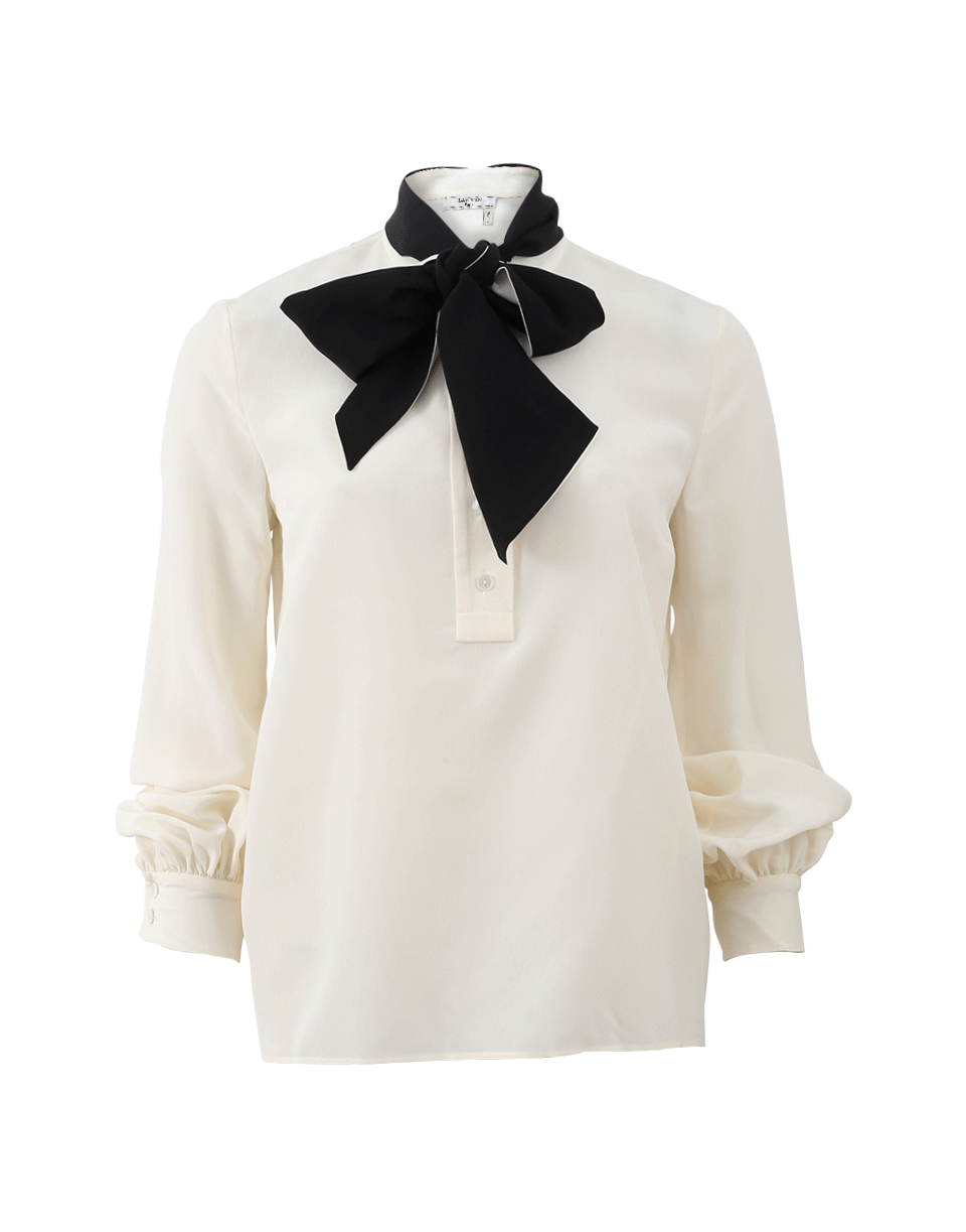 LANVIN-Tie Neck Blouse-