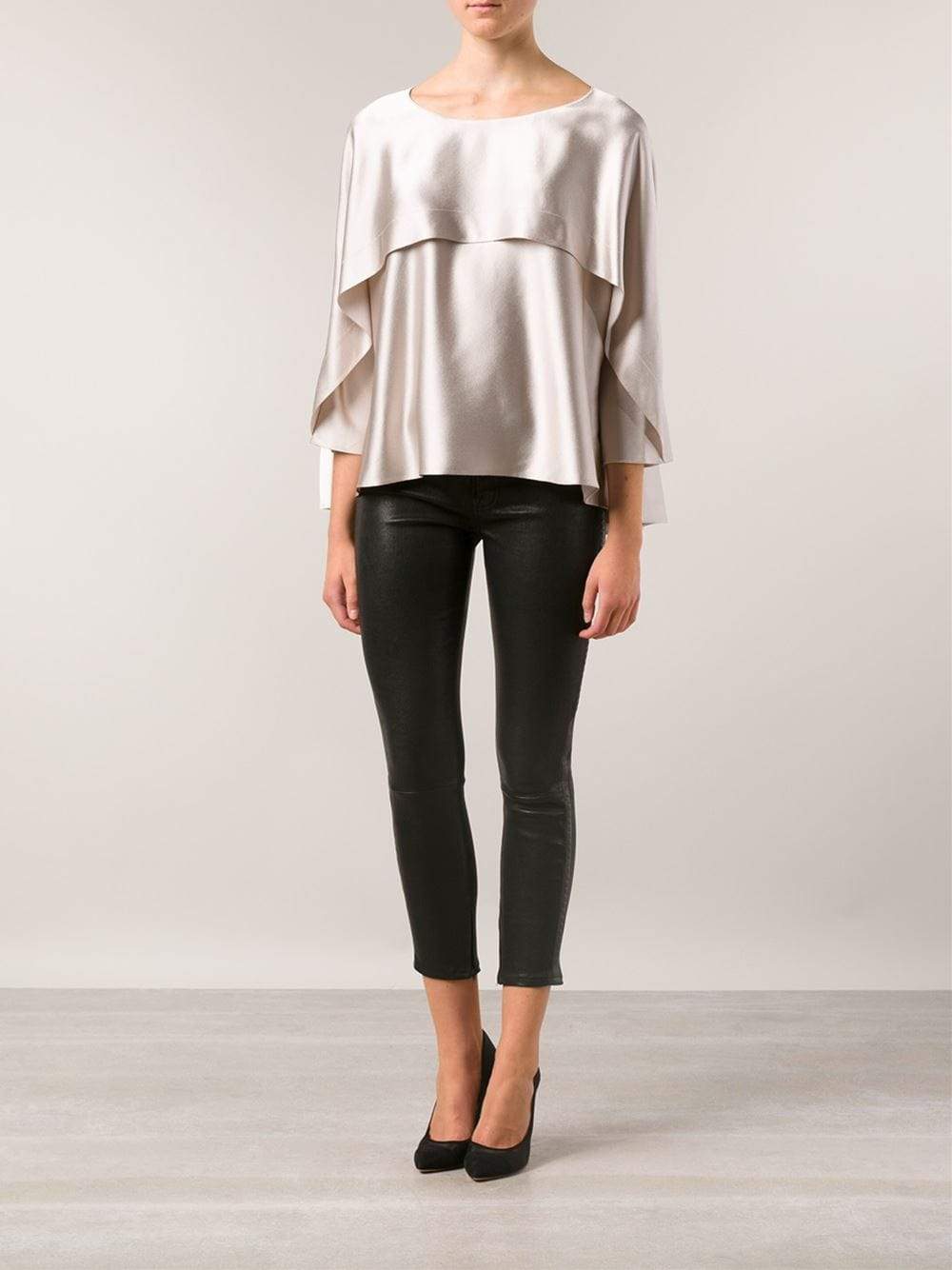 LANVIN-Overlay Blouse-