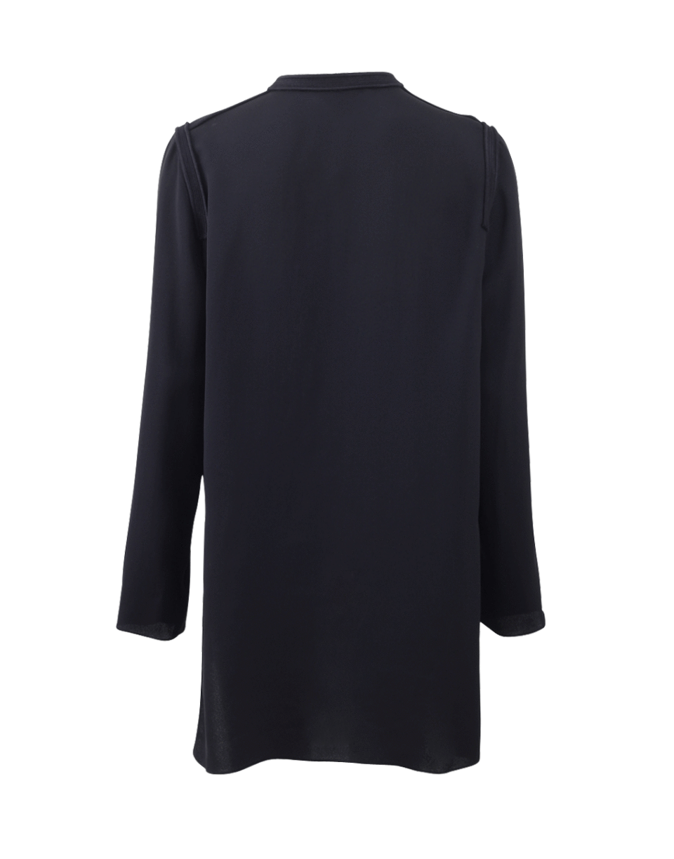 LANVIN-Silk Blouse With Key Hole Detail-
