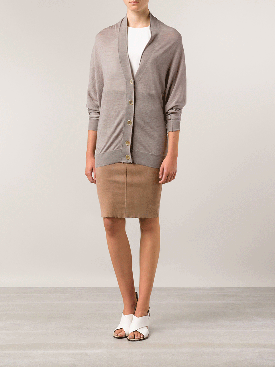 LANVIN-Oversized Cardigan With Fitted Sleeves-