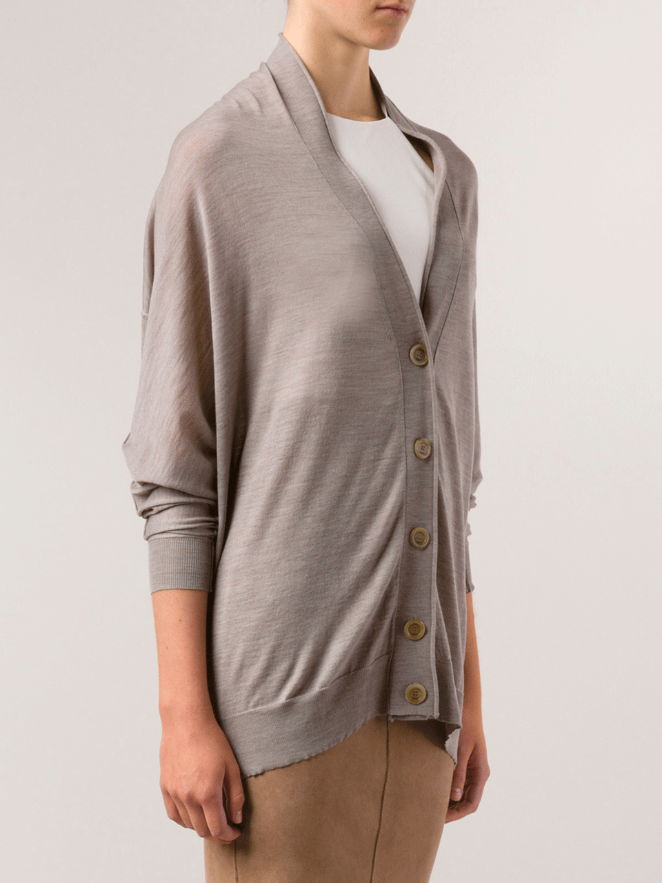 LANVIN-Oversized Cardigan With Fitted Sleeves-