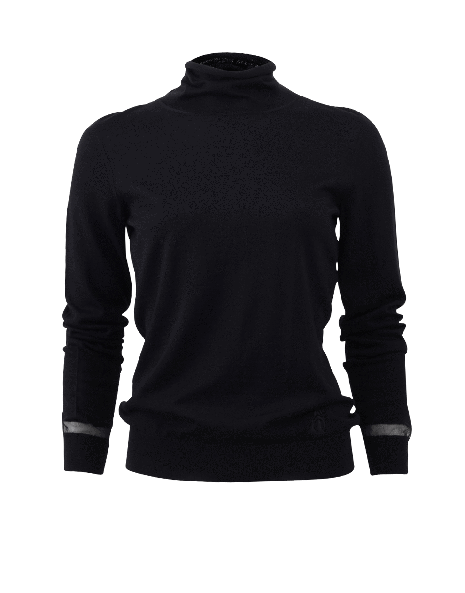 LANVIN-Illusion Detail Turtleneck-