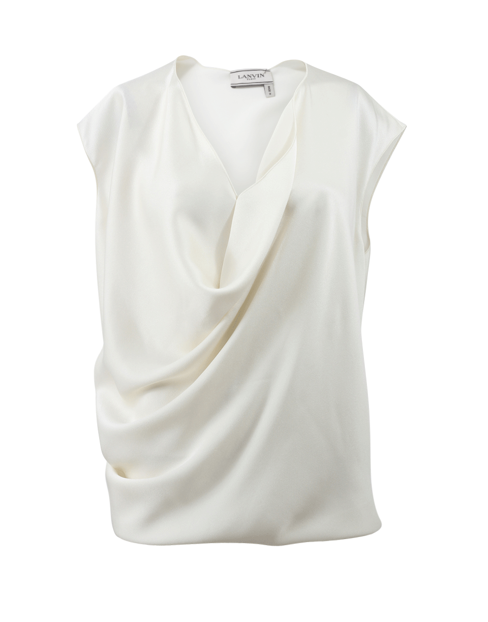 LANVIN-Reversible Cowl Top-