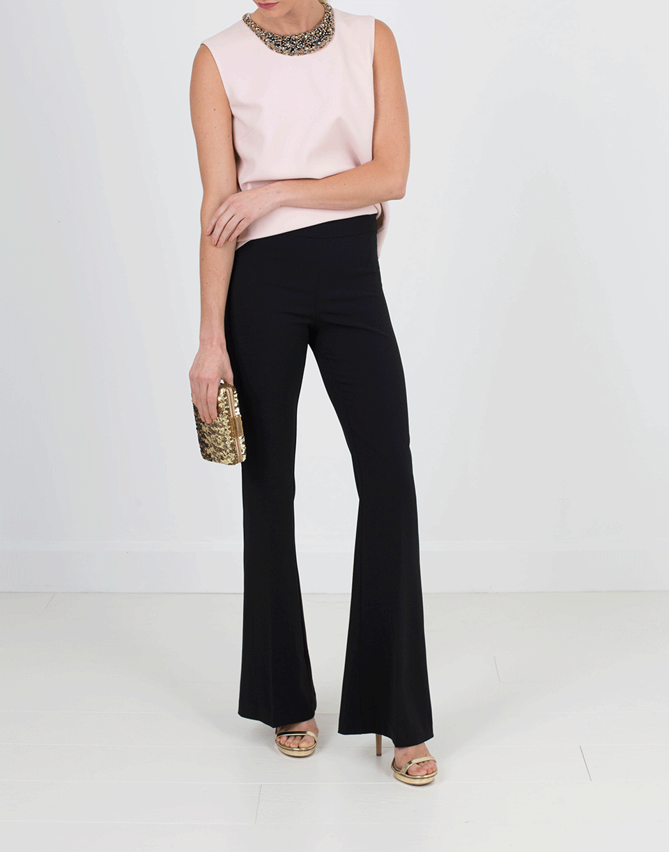 LANVIN-Embellished Neckline Top-