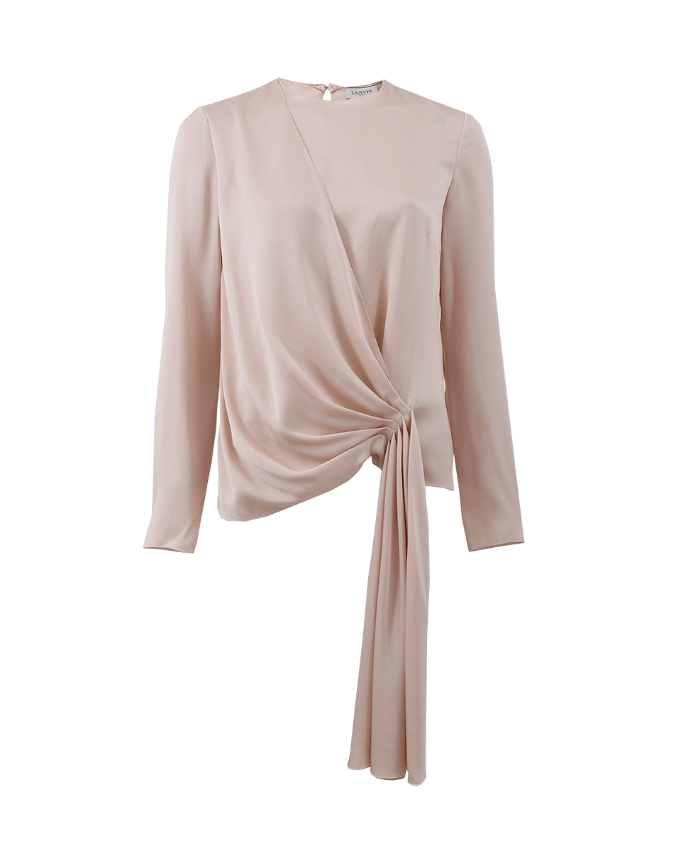 LANVIN-Gathered Front Blouse-
