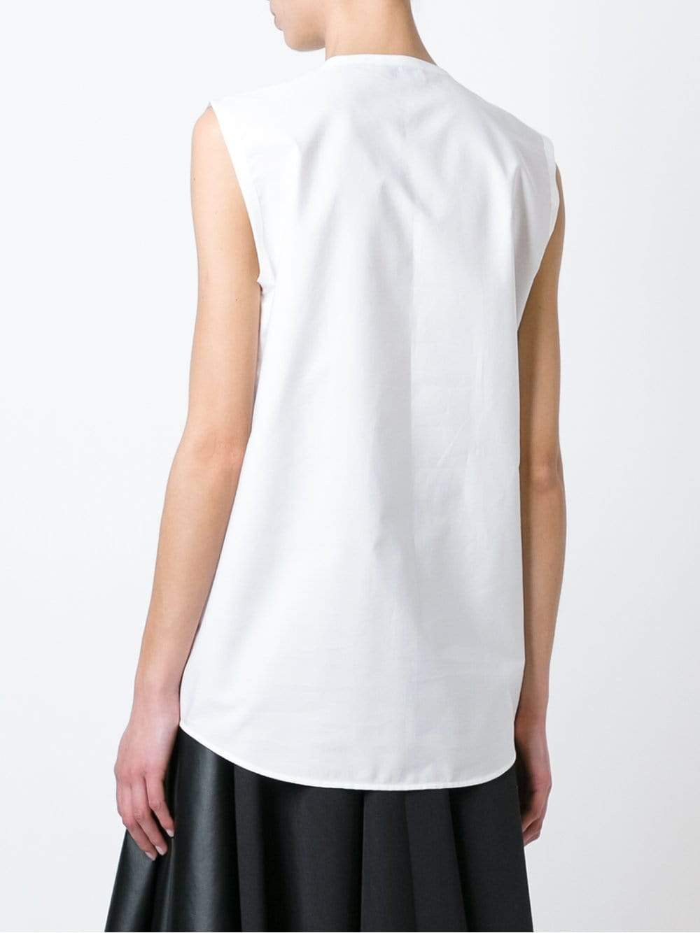 LANVIN-Grosgrain Panel Blouse-