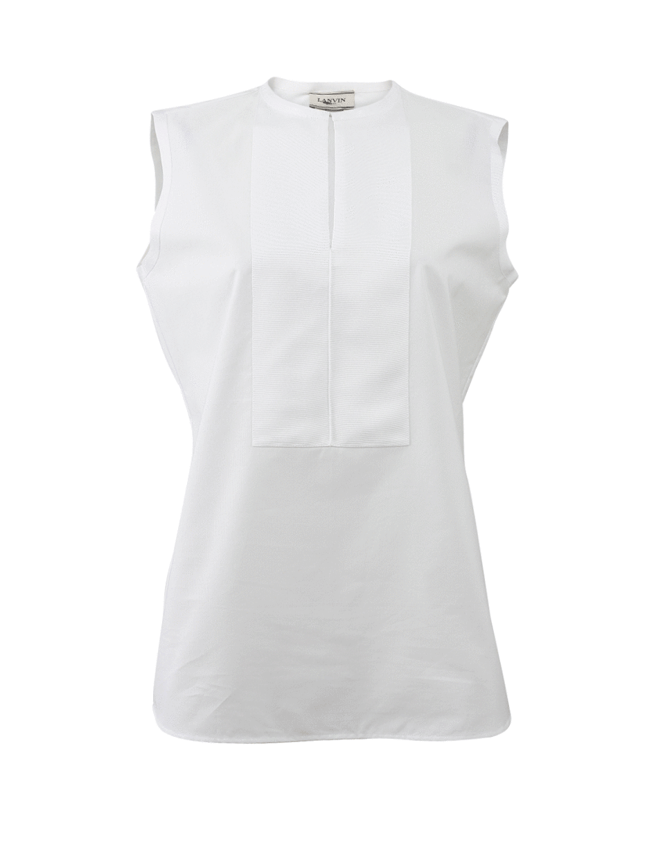 LANVIN-Grosgrain Panel Blouse-