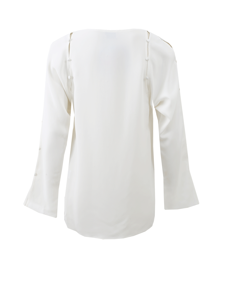 LANVIN-Covered Button Blouse-