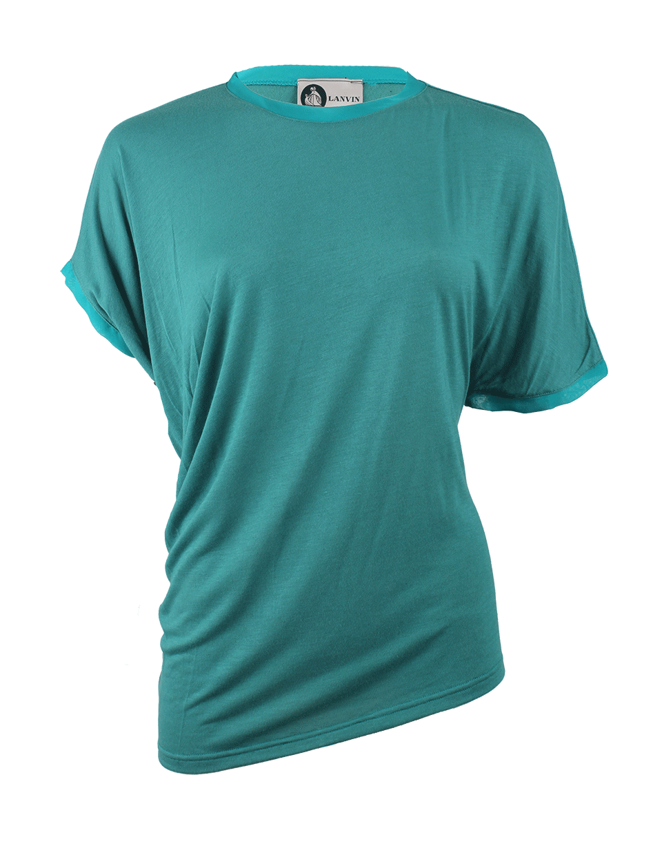 LANVIN-Short Sleeve Knit Tee-