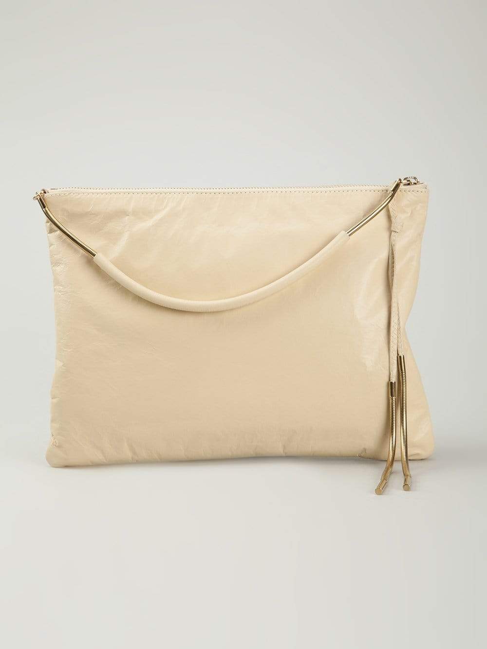 LANVIN-Sugar Zipped Pouch-PALEYLLW