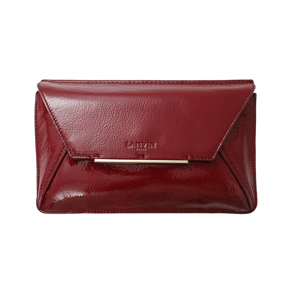 LANVIN-Rigid Clutch-RED